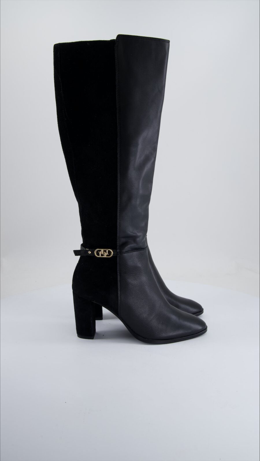 Dune Boots Leather Black Eu 38
