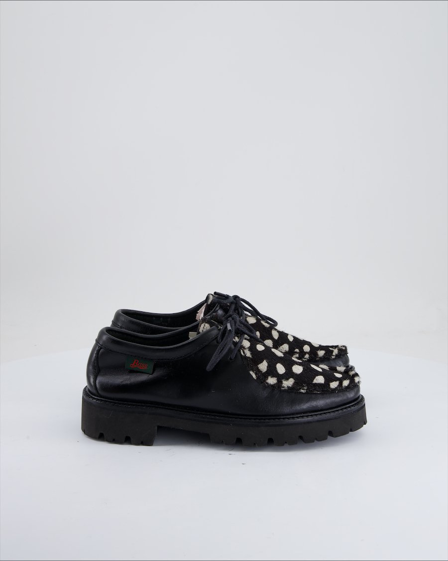 Bass Flats Leather Black Eu 36
