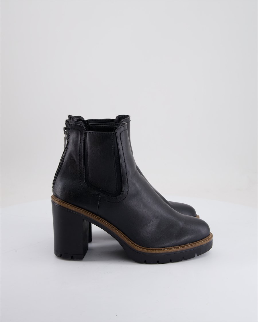 Graceland Ankle Boots Leather Black Eu 38