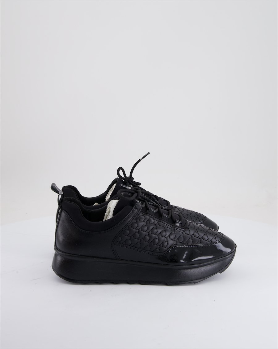 Geox Trainers Leather Black Eu 38