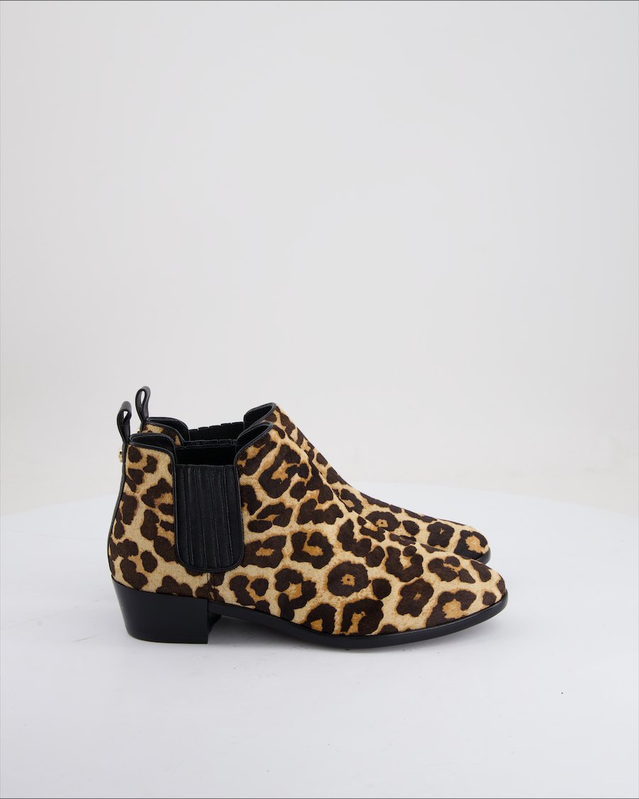 Michael Kors Ankle Boots Faux Fur Brown Eu 36