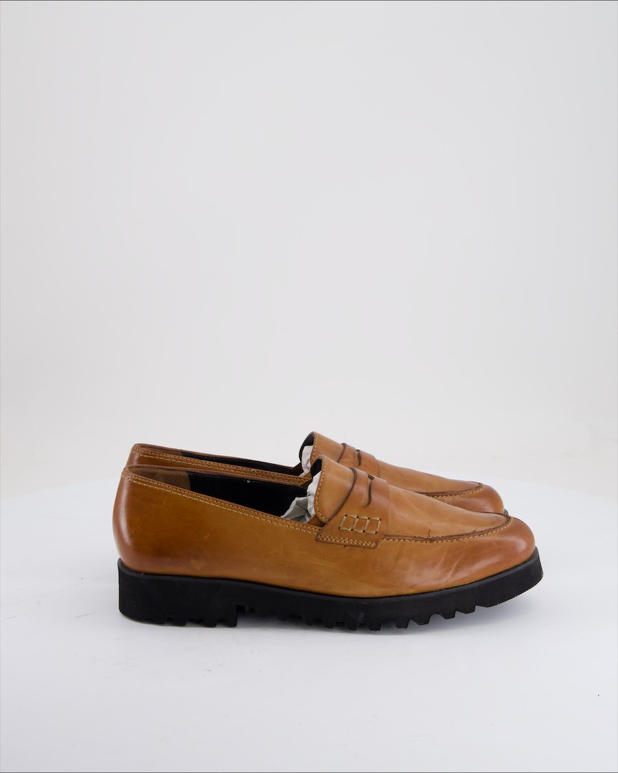Paul Green Flats Leather Brown Eu 40