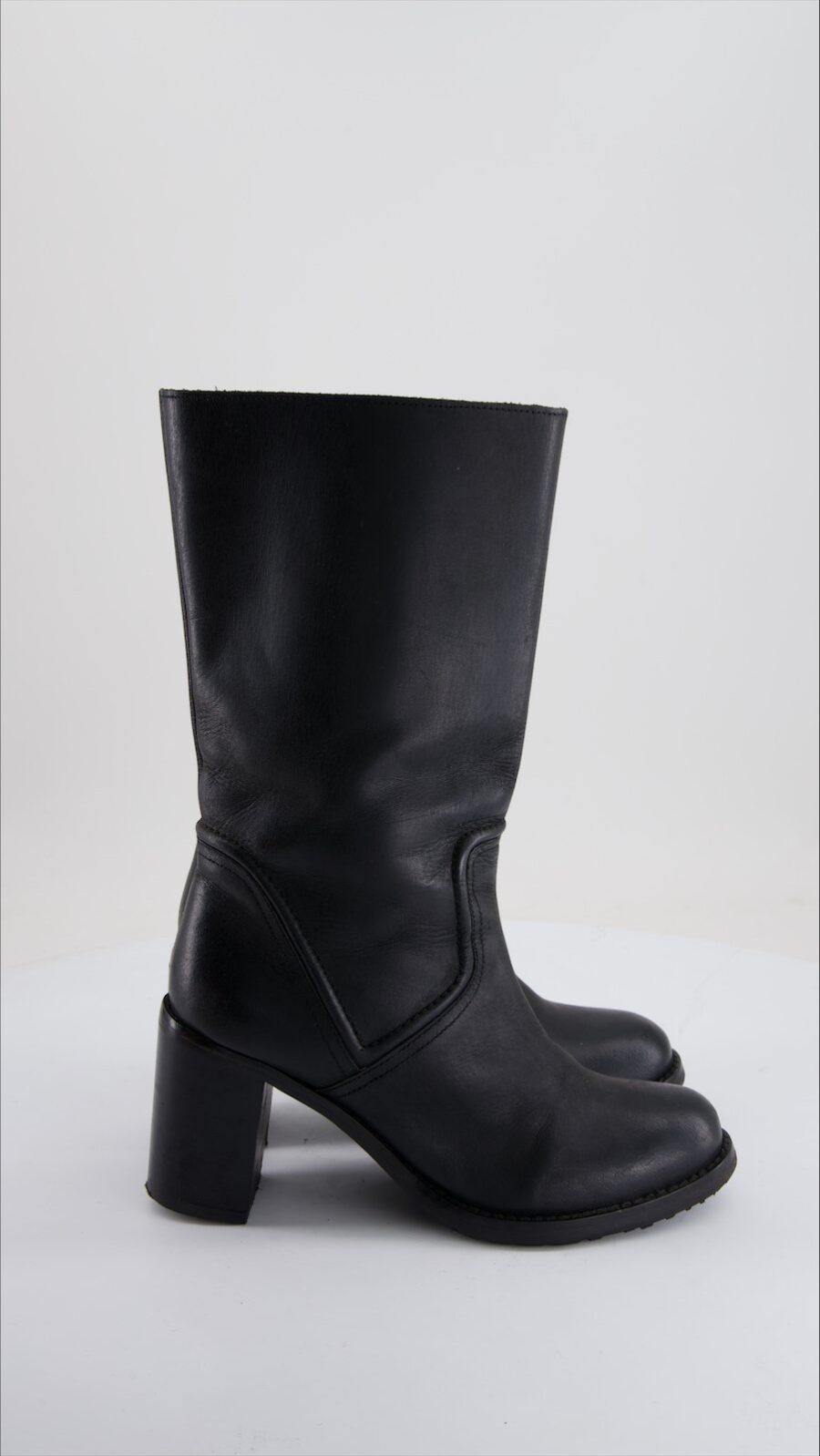 Buffalo Boots Leather Black EU 37