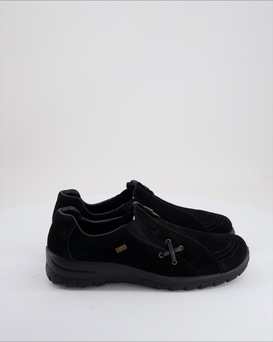 Rieker Flats Suede Black EU 42