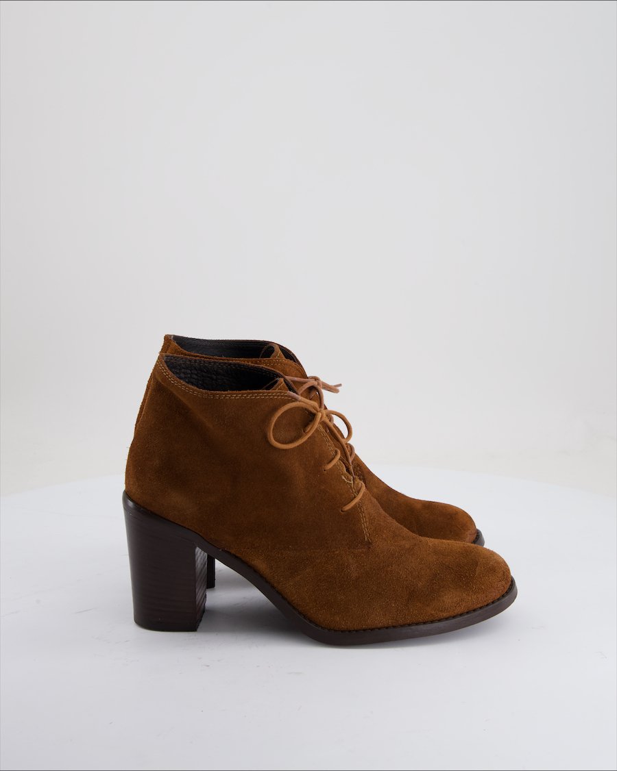 Minelli Ankle Boots Suede Brown Eu 39