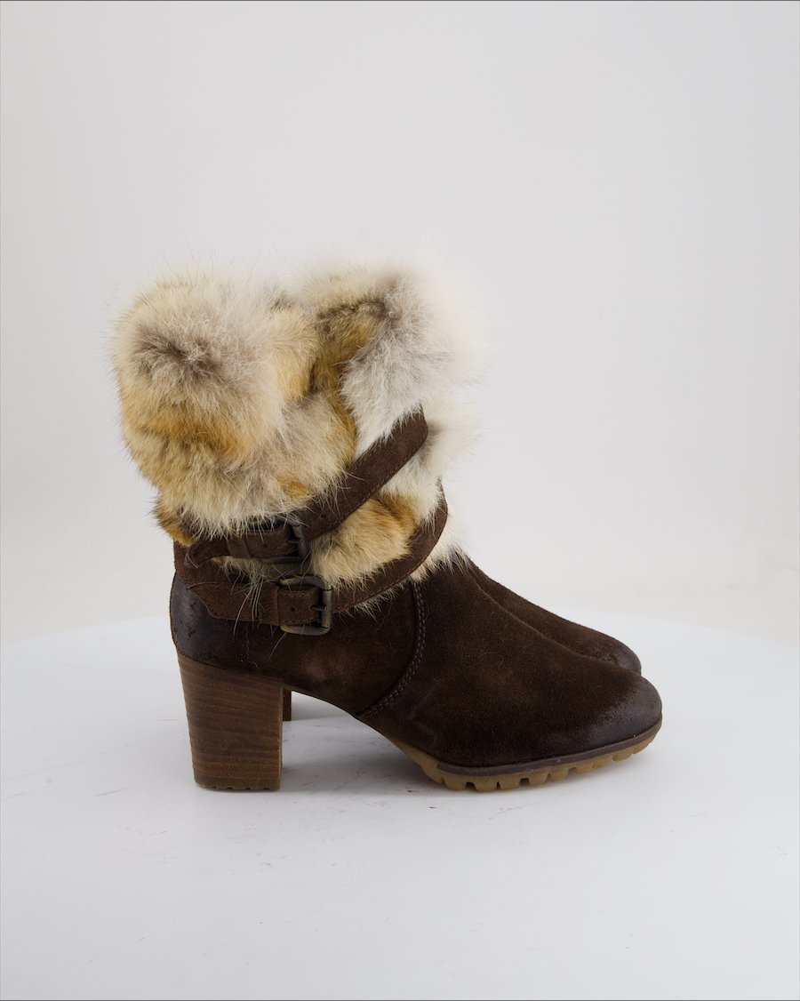 Manas Ankle Boots Suede Brown Eu 39