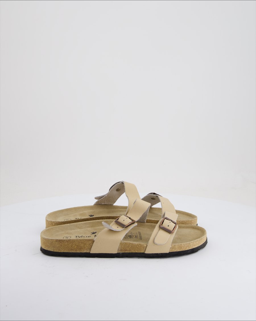 Blue Motion Sandals Leather Beige Eu 41