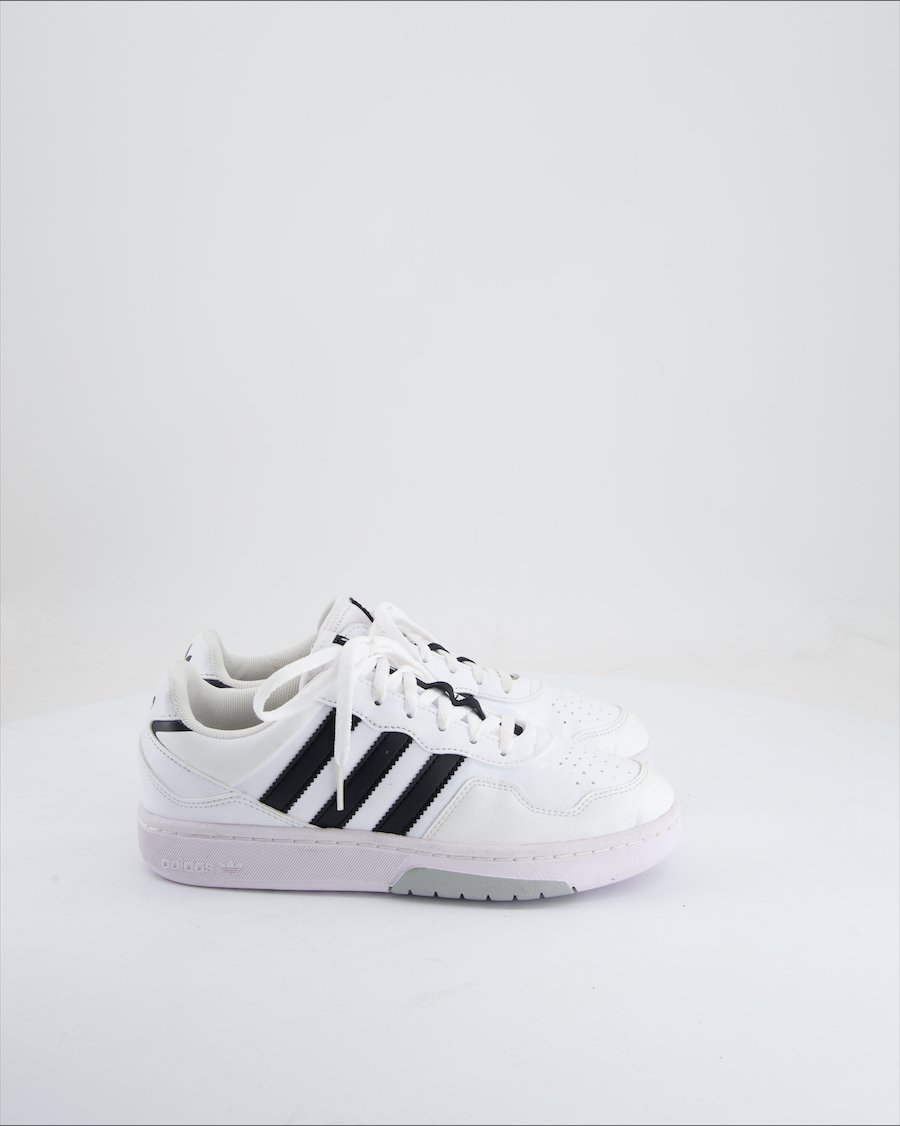 Adidas Courtic J Trainers Leather White Eu 37.5