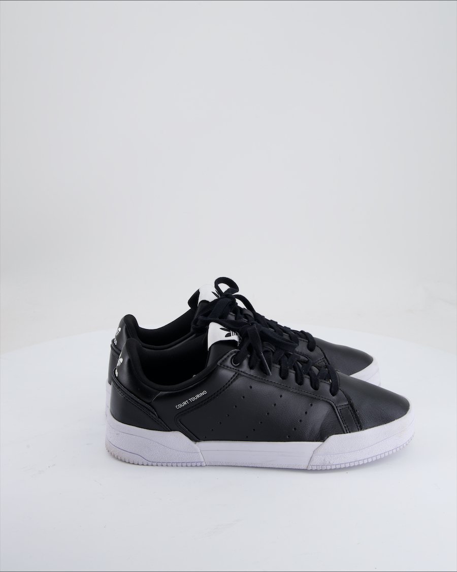 Adidas Trainers Leather Black Eu 42