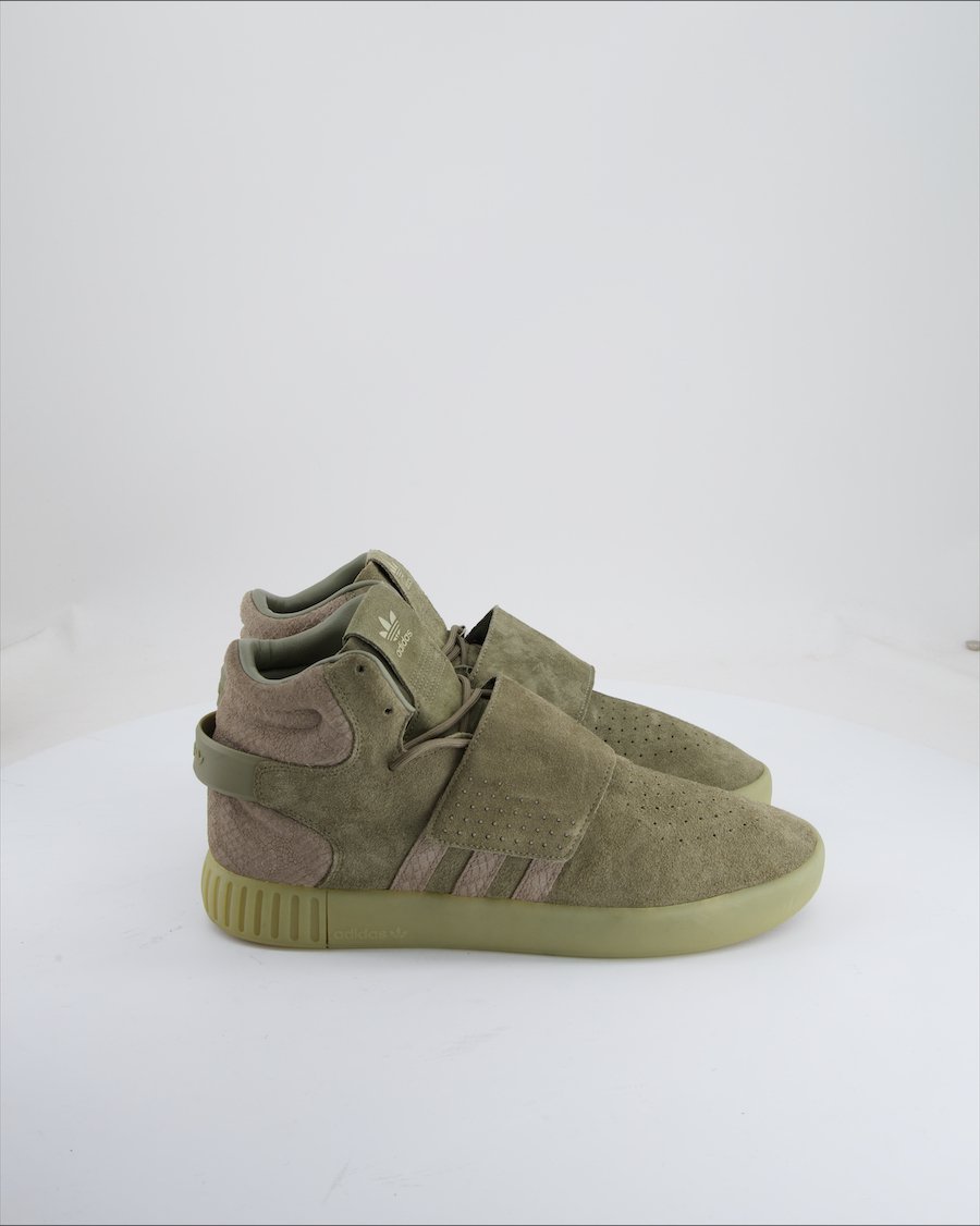 Adidas Tubular Trainers Leather Khaki Eu 45.5