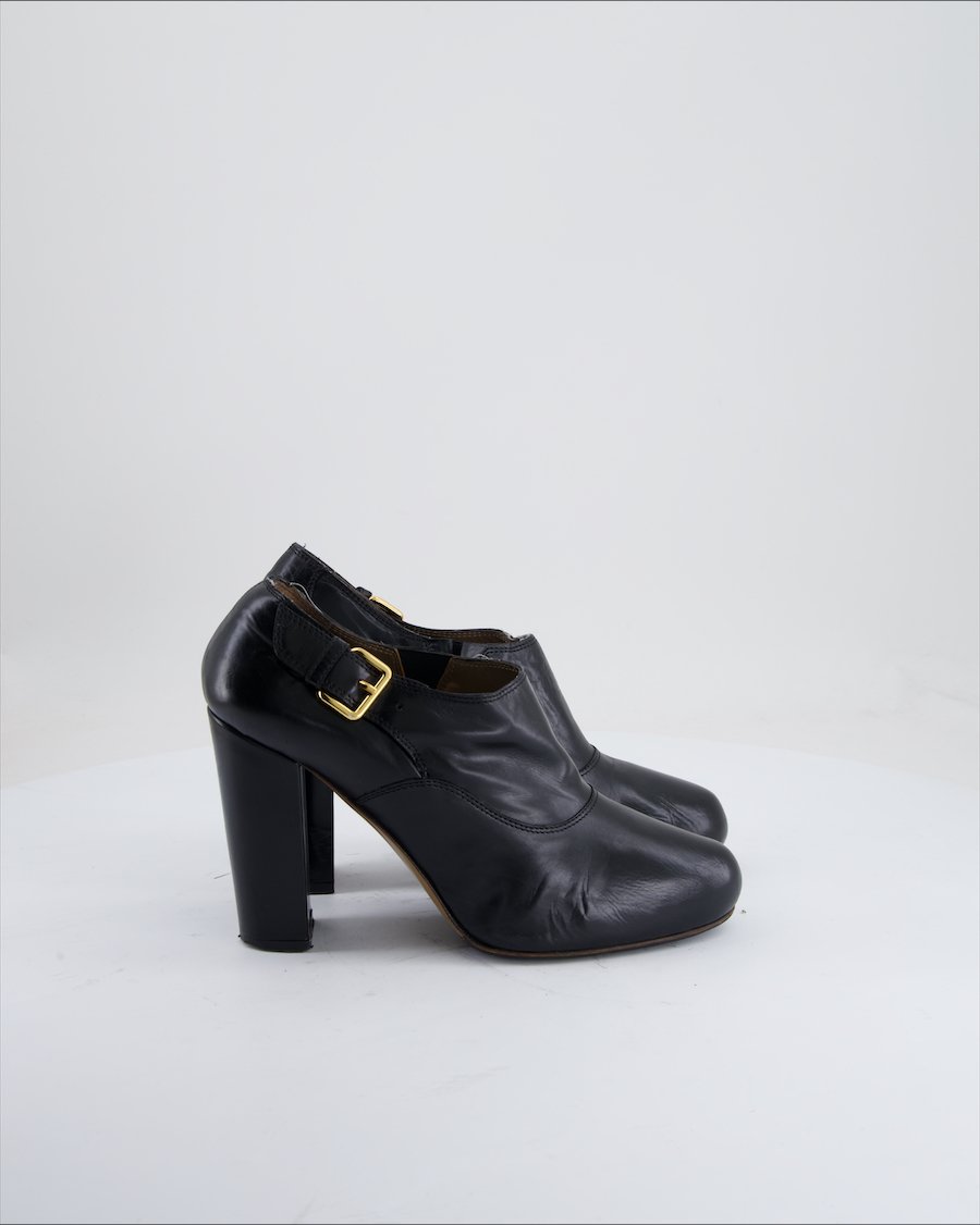 Marni Ankle Boots Leather Black Eu 40