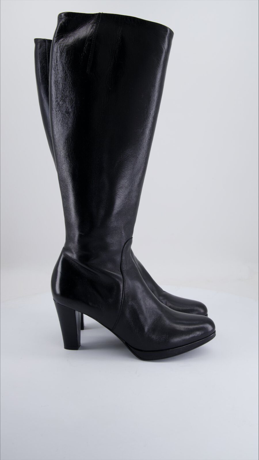 Moda Di Fausto Boots Leather Black Eu 41