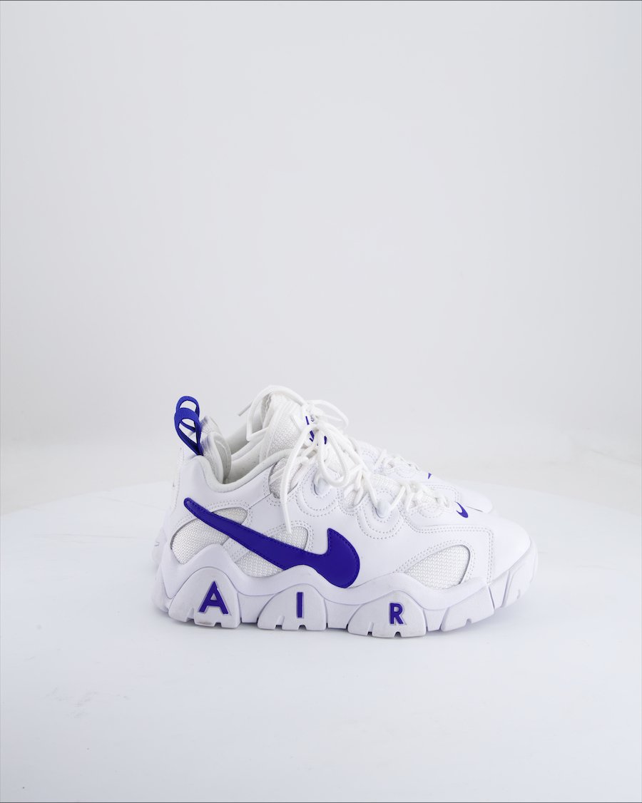 Nike Air Barrage Trainers Leather White
