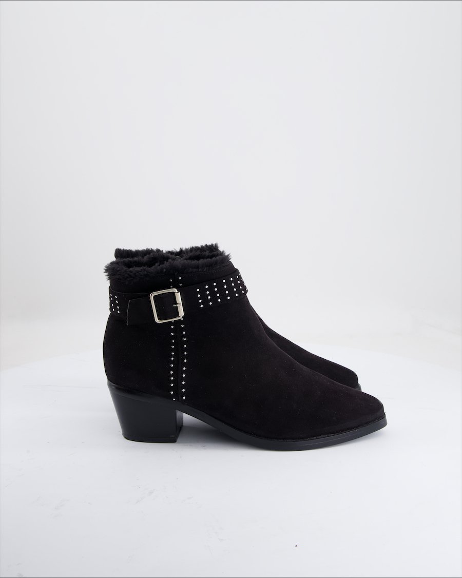 The Shoes Ankle Boots Suede Black Eu 40