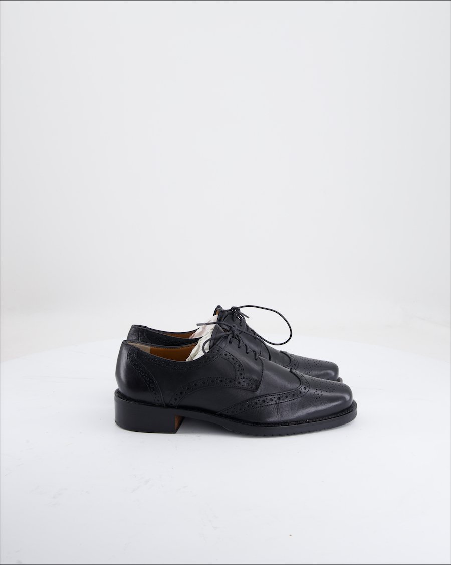 Calpierre Flats Leather Black Eu 35