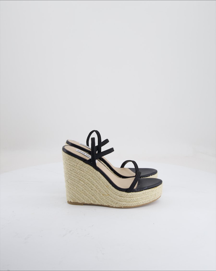 Steve Madden Sandals Leather Black Eu 36