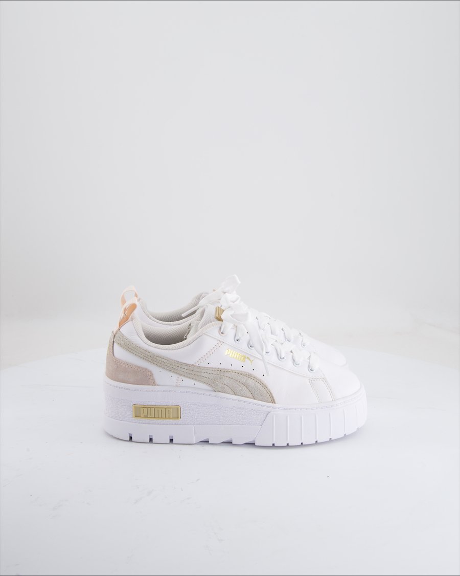 Puma Trainers Leather White Eu 38