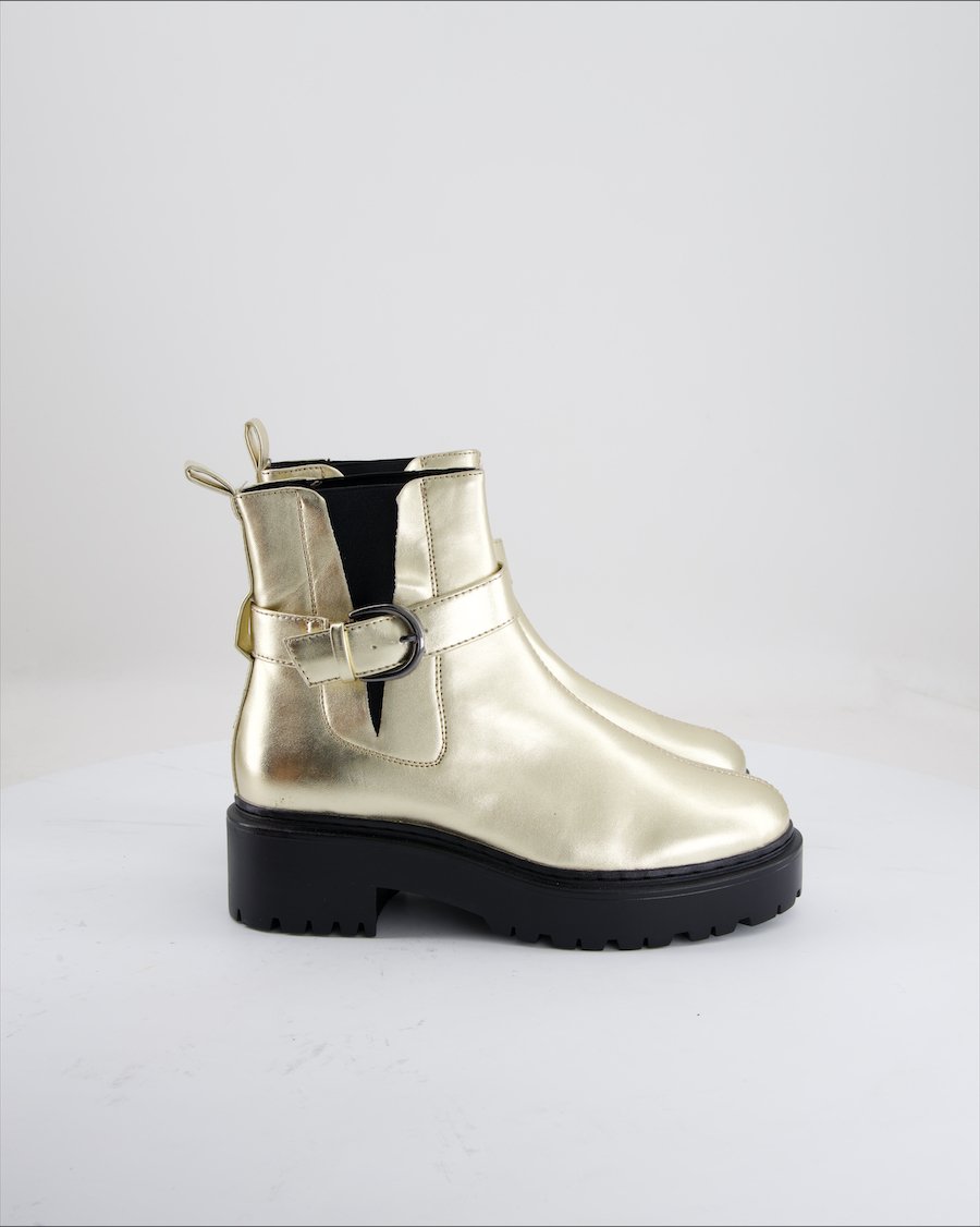 Even&Odd Ankle Boots Leather Gold Eu 39