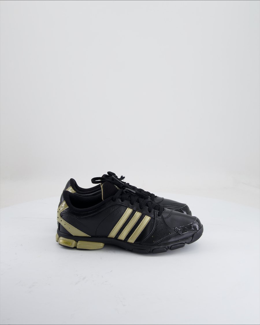 Adidas Trainers Leather Black Eu 38.5