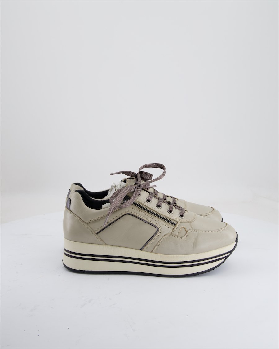 Cinzia Soft Trainers Leather Grey Eu 40