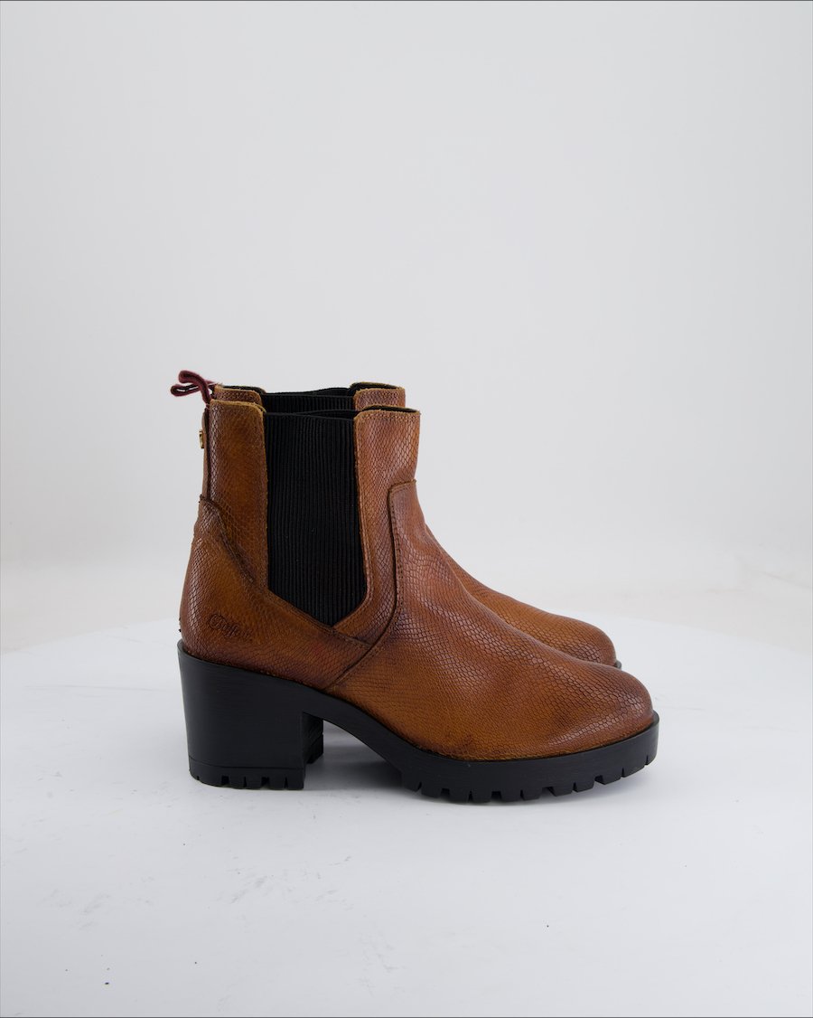 Buffalo Ankle Boots Leather Brown Eu 39