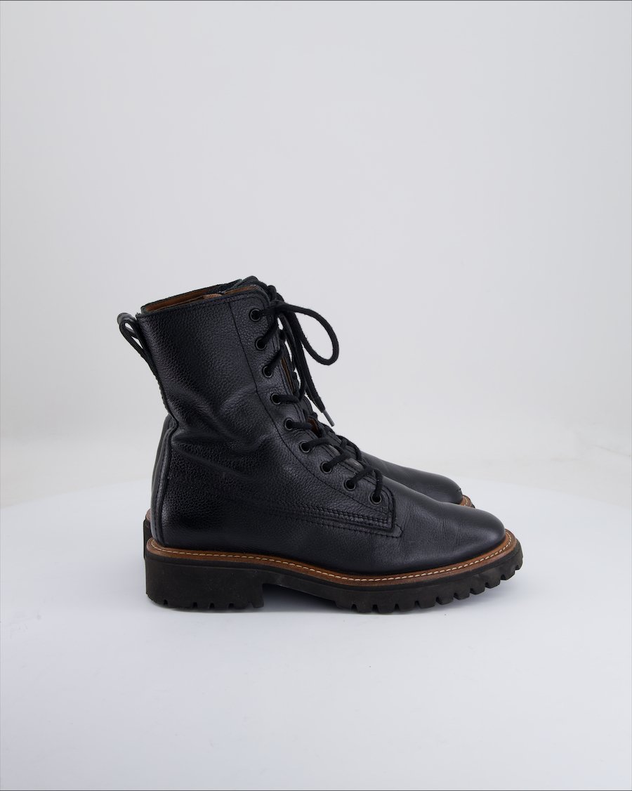 Paul Green Ankle Boots Leather Black Eu 37.5