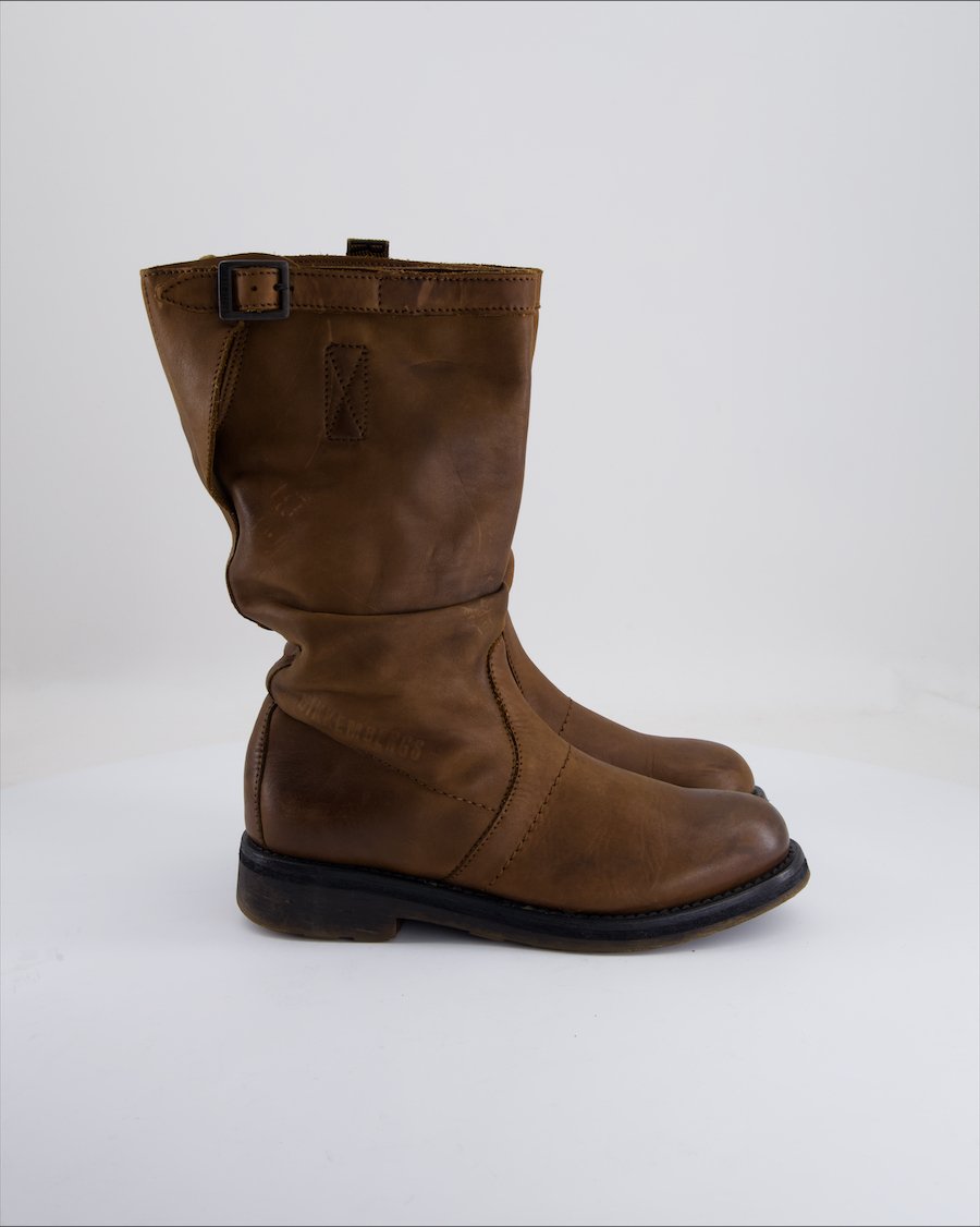 Bikkembergs Boots Leather Brown Eu 37