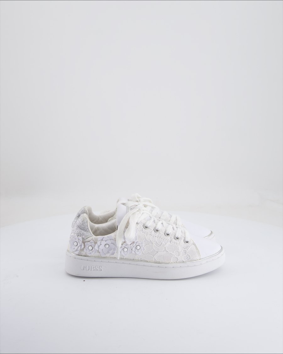Guess Trainers Leather White Eu 36