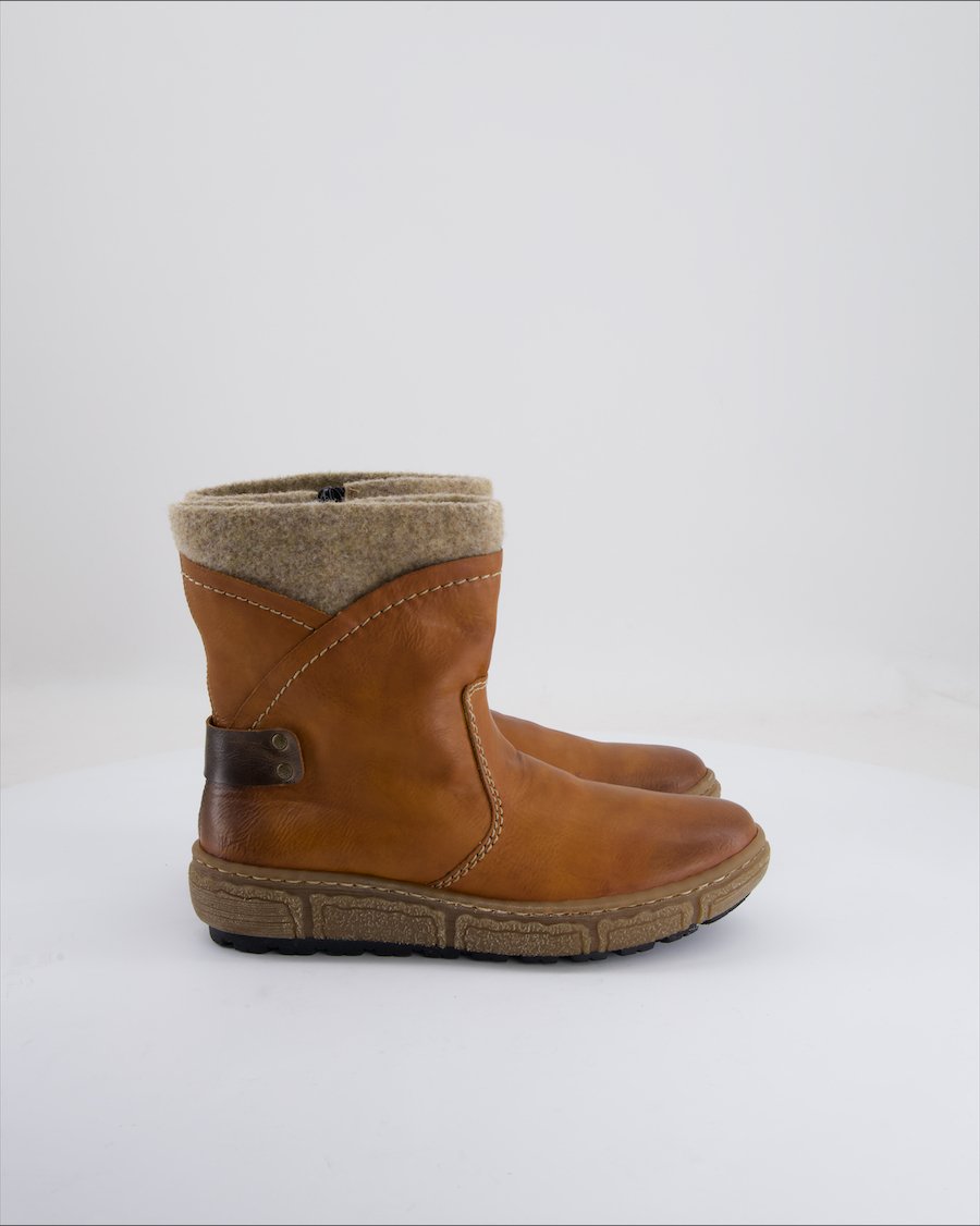 Rieker Ankle Boots Leather Brown Eu 37