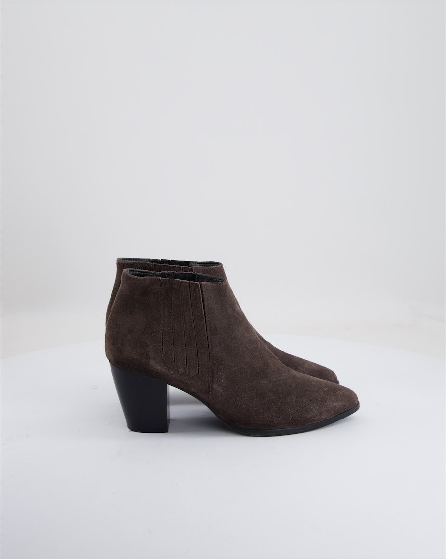 Navyboot Ankle Boots Suede Brown Eu 37