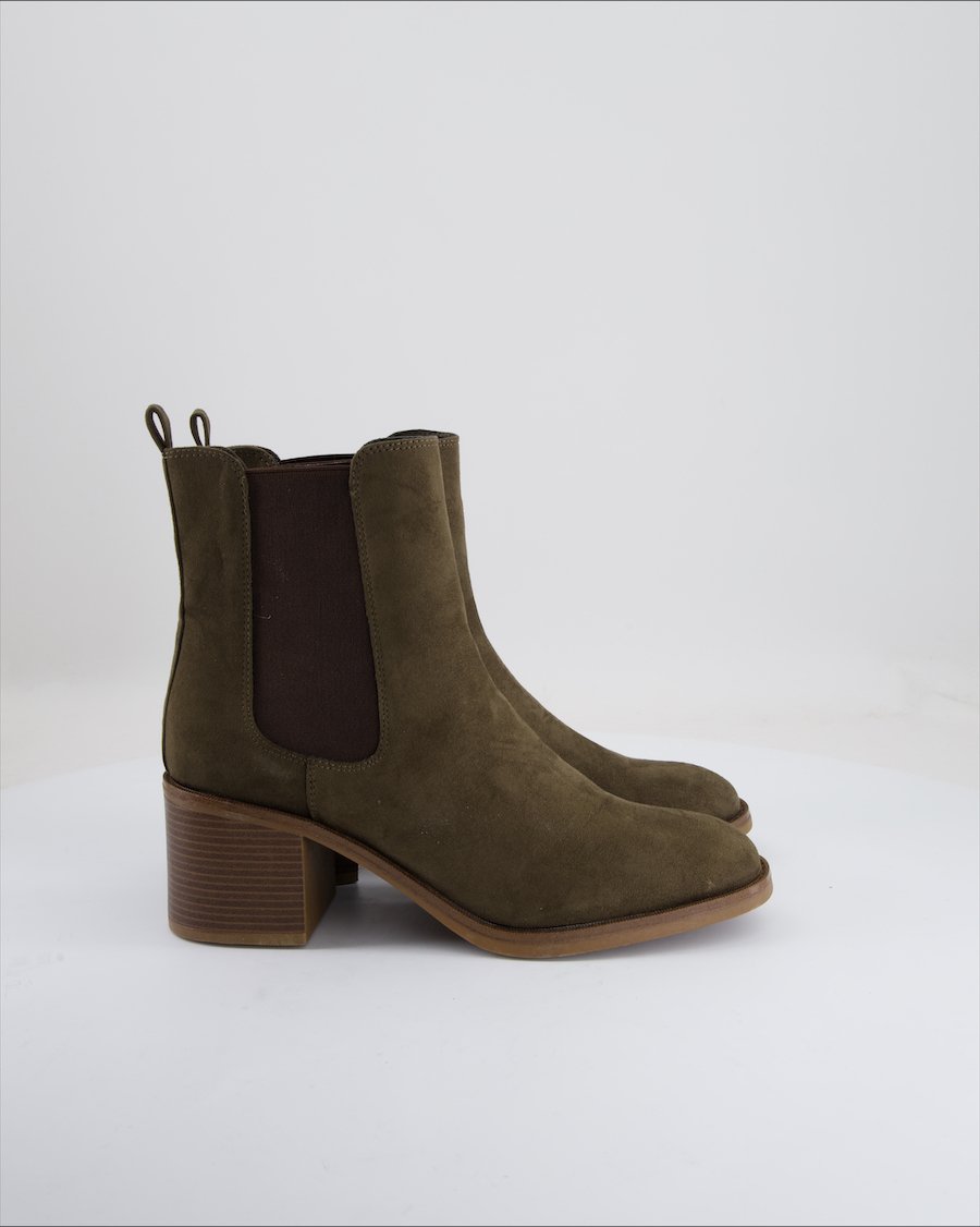 Graceland Ankle Boots Suede Khaki Eu 41