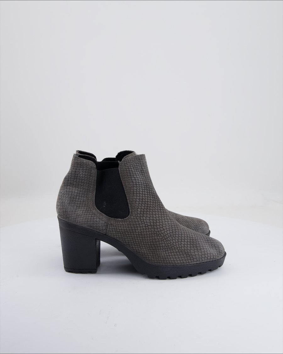 Imac Ankle boots Suede Grey Eu 39