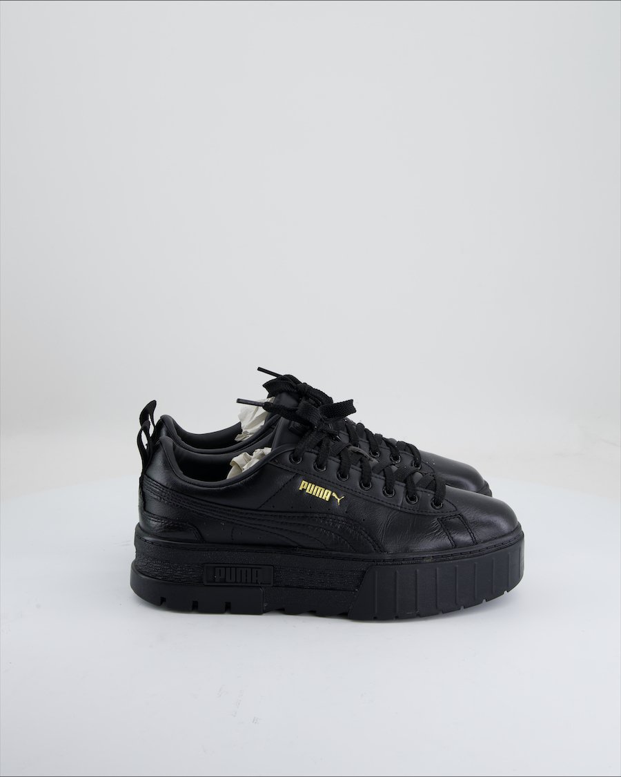 Puma Trainers Leather Black Eu 38.5