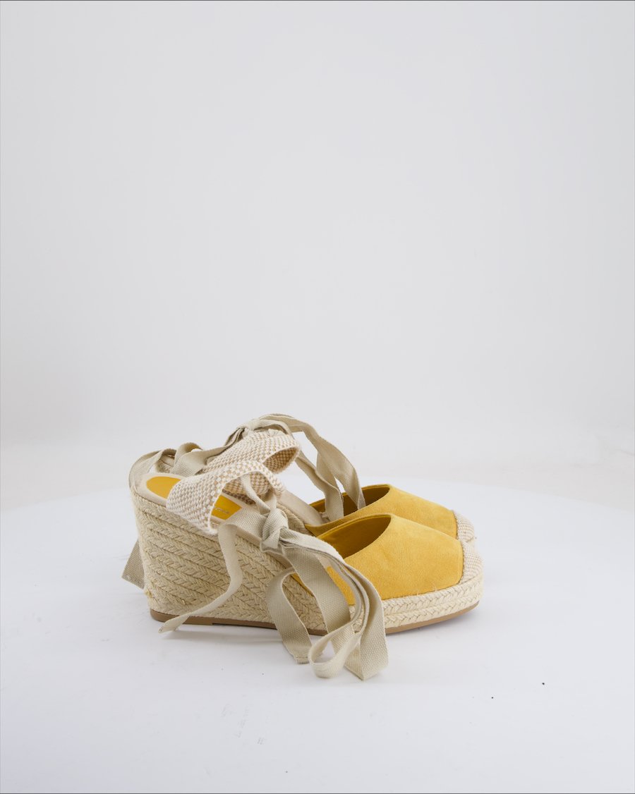 Graceland Espadrilles Suede Yellow Eu 37