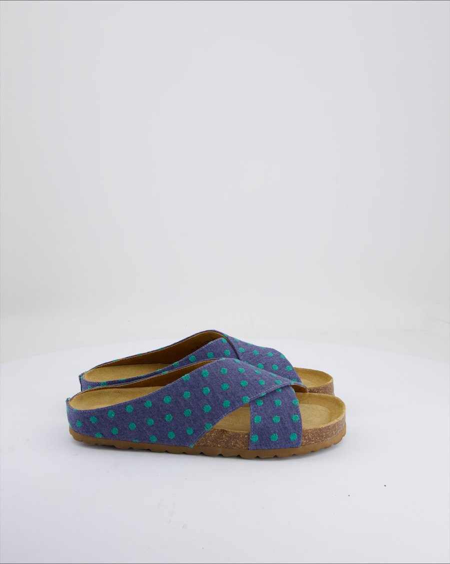 Welness Sandals Denim Blue Eu 37