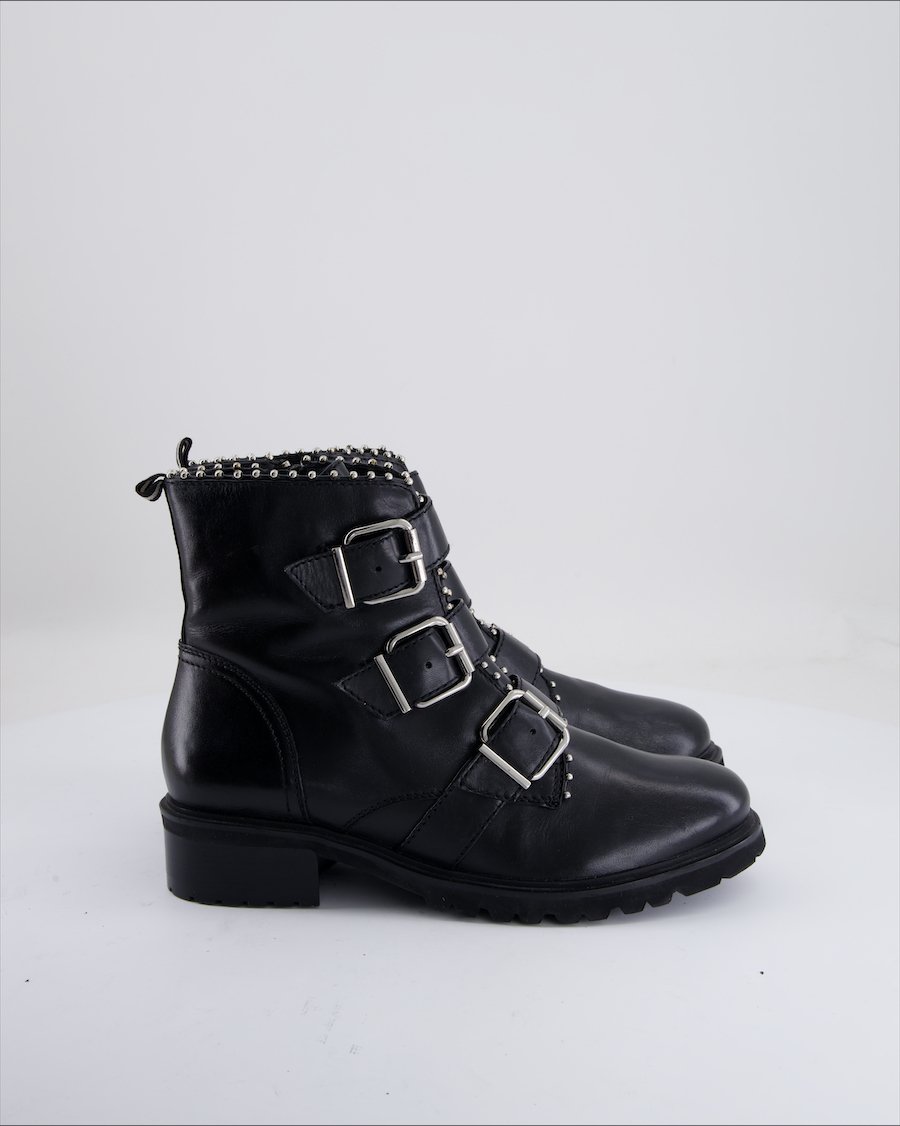 Unbranded Ankle boots Leather Black Eu 40