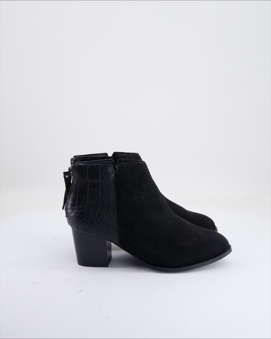 Blue Motion Ankle Boots Suede Black Eu 38