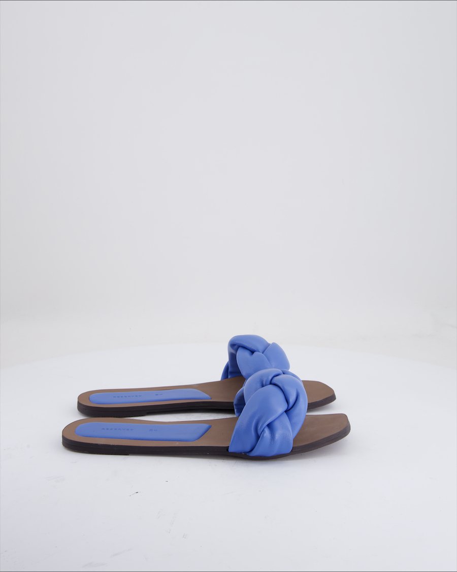 Reserved Sandals Leather Blue Eu 39