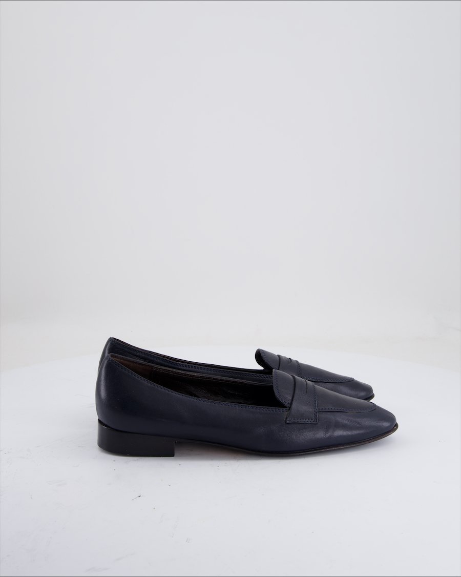 Cenderella Flats Leather Black Eu 38.5