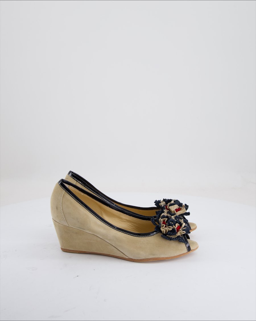 Capriccio Wedges Suede Ecru Eu 37