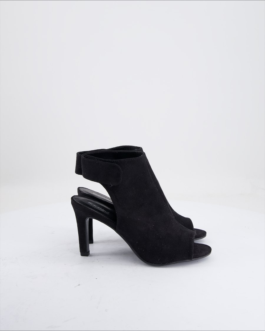 Graceland Heels Suede Black Eu 37