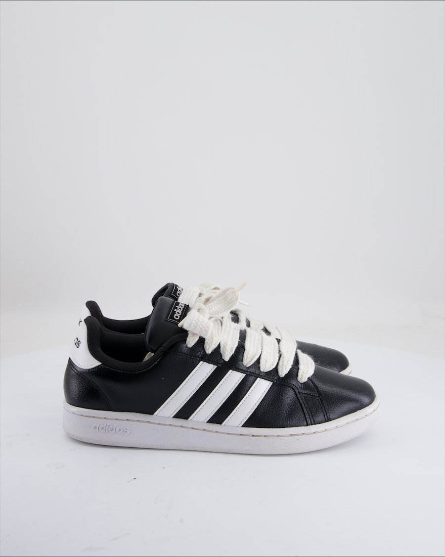 Adidas Trainers Leather Black Eu 43.5