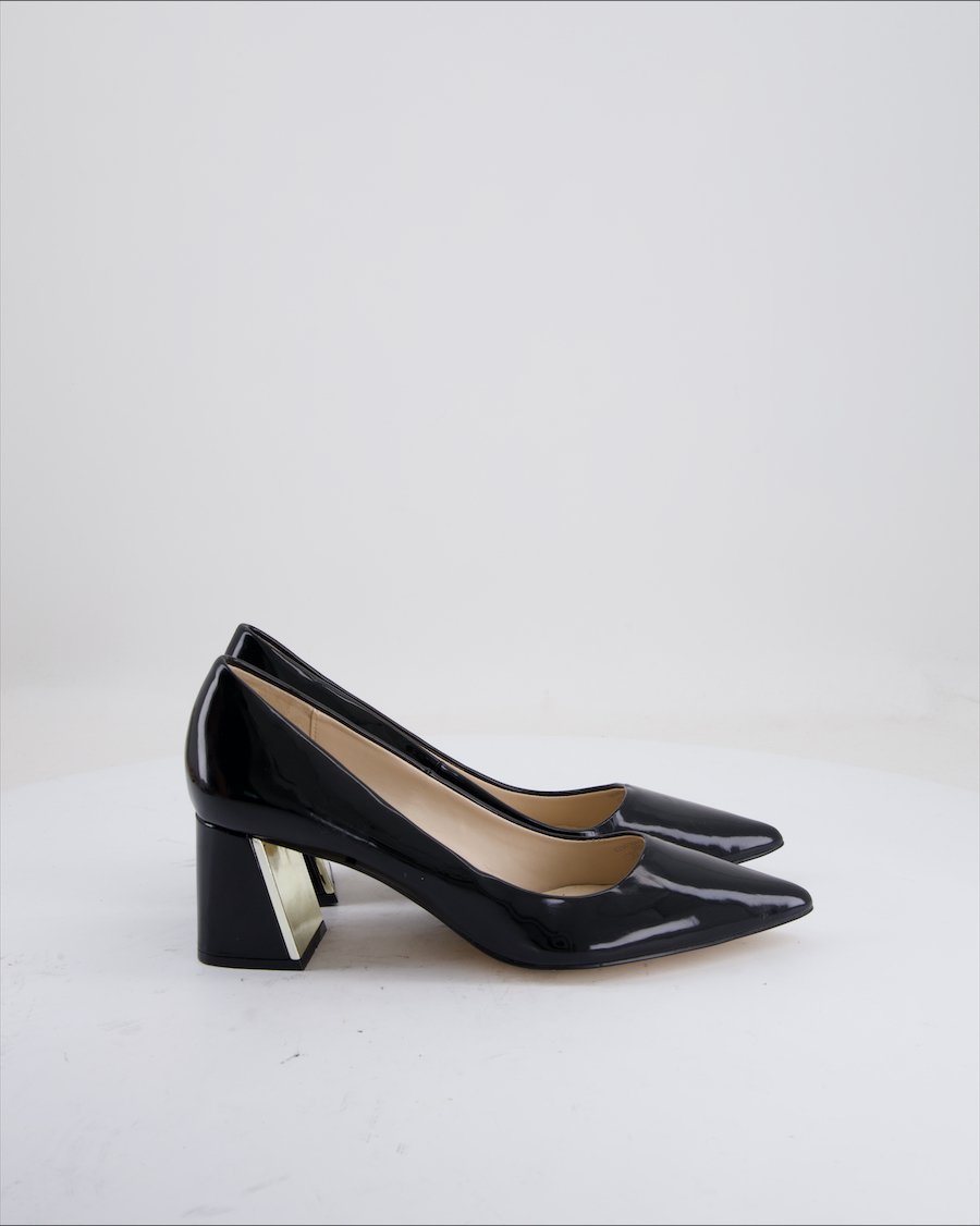 Zara Heels Leather Black Eu 39