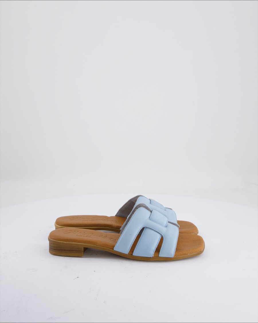 Oh My Sandals Sandals Polyurethane Blue pencil Eu 38
