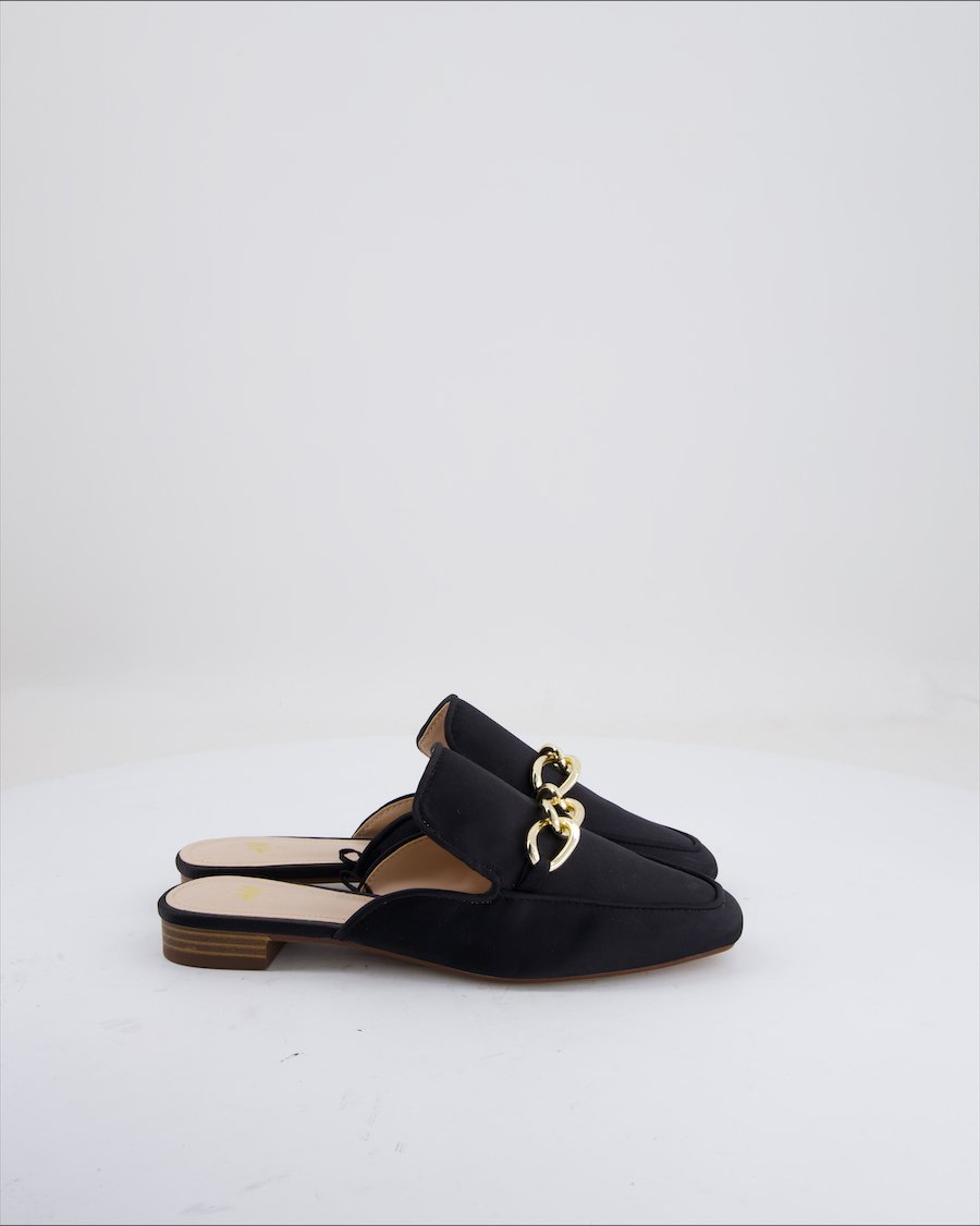 H&M Flats Satin Black