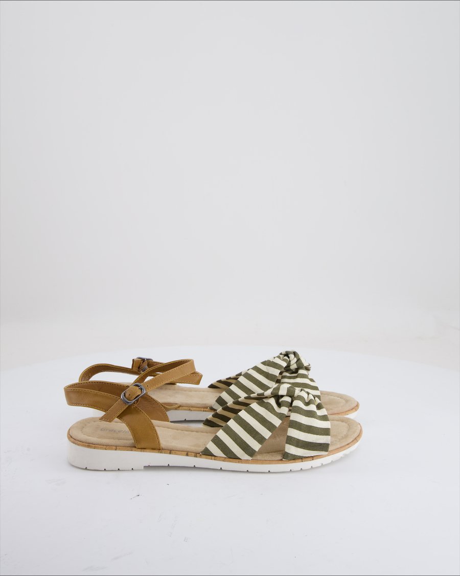 Graceland Sandals Cloth Khaki Eu 40