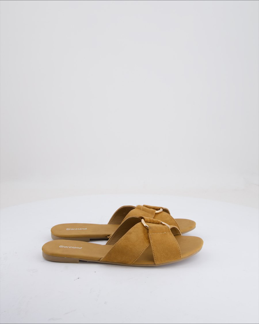 Graceland Sandals Suede Camel Eu 38