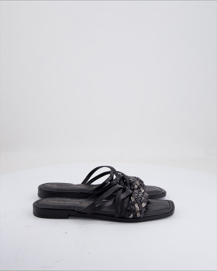 Tamaris Sandals Polyurethane Black Eu 40