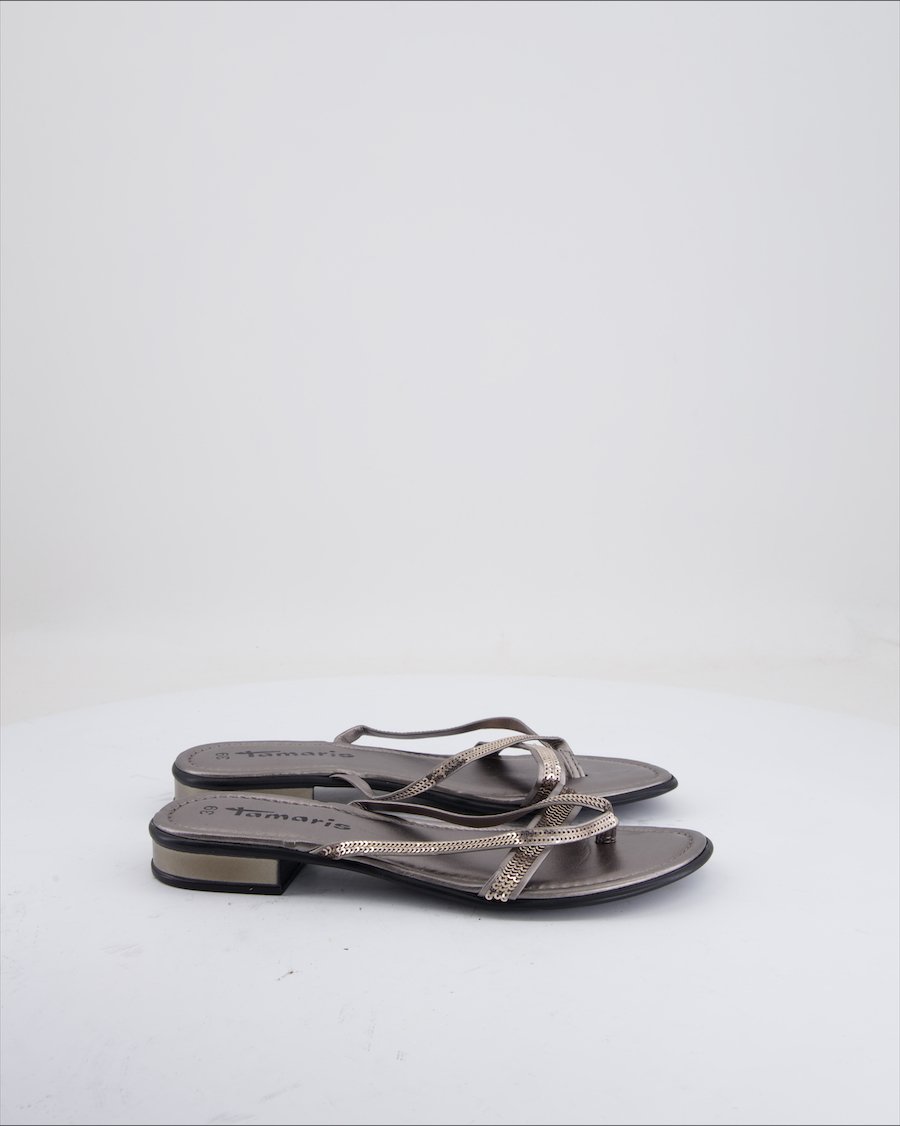 TAMARIS Sandals Polyurethane Silver Eu 39