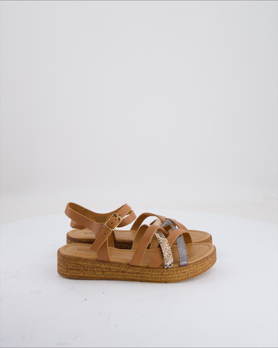 5th Avenue Sandals Polyurethane Brown Eu 36